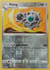124/195 KLANG REVERSE HOLO SILVER TEMPEST POKEMON CARD