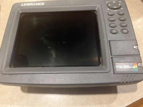 Lowrance LCX-38C HD Fish Depth Finder Head Unit - UNTESTED - Picture 1 of 3