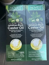 (2 Pack) Al'iver Jamaican Black Castor Oil Nourish Hair Skin & Nails Exp 2026
