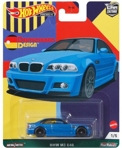 Hot Wheels BMW M3 E46 Blue DEUTSCHLAND 