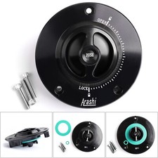 CNC Keyless Fuel Gas Tank Cap Fit for Suzuki GSXR GSR 600/750 GSXR 1000 03-18 U8