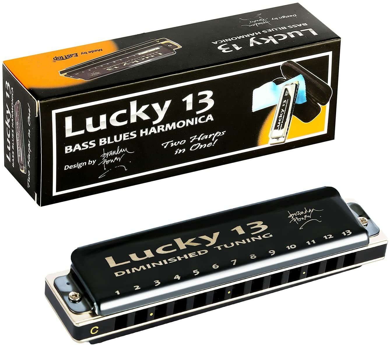 EASTTOP LUCKY 13 Diminished Harmonica Musical instruments 13 HOLES C KEY
