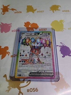 226 191 pokemon card Tatsugiri ex 226/191 Pokémon Sv08: Surging Sparks Holo, Fresh Pull, Mint