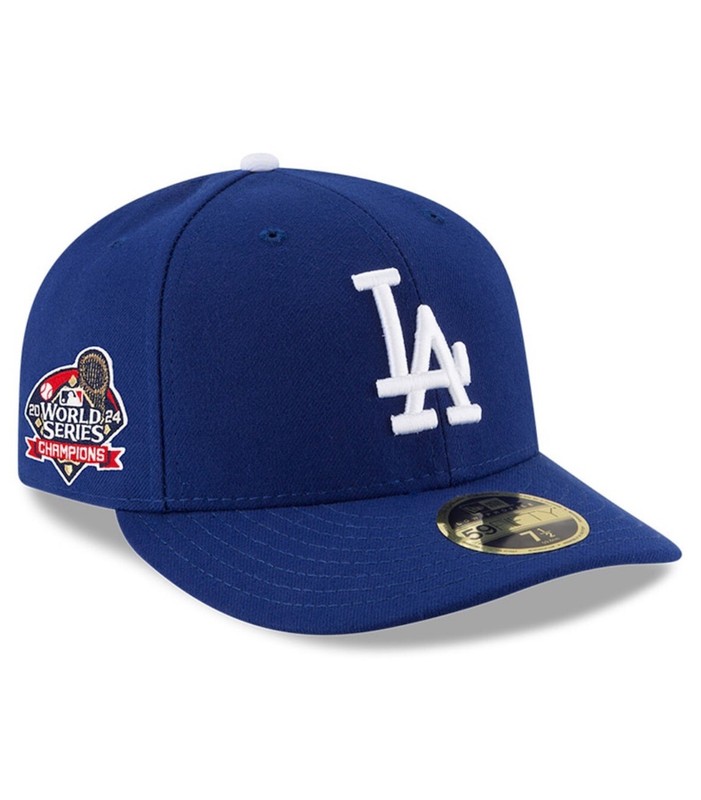 NEW New Era Los Angeles Dodgers 2024 World Series Champions Patch 59fifty Hat