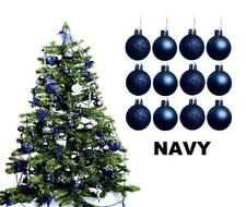 12pc Christmas Tree Baubles, Tree Decorations, Xmas Bauble decorations/Ornaments