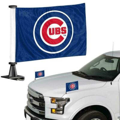 Chicago Cubs MLB Ambassador Car Flag Set 