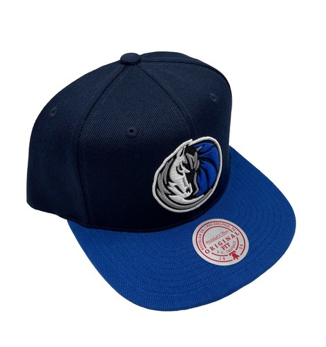 Mitchell & Ness Dallas Mavericks Core Basic Navy/Light Blue Adjustable Snapback - Picture 3 of 6