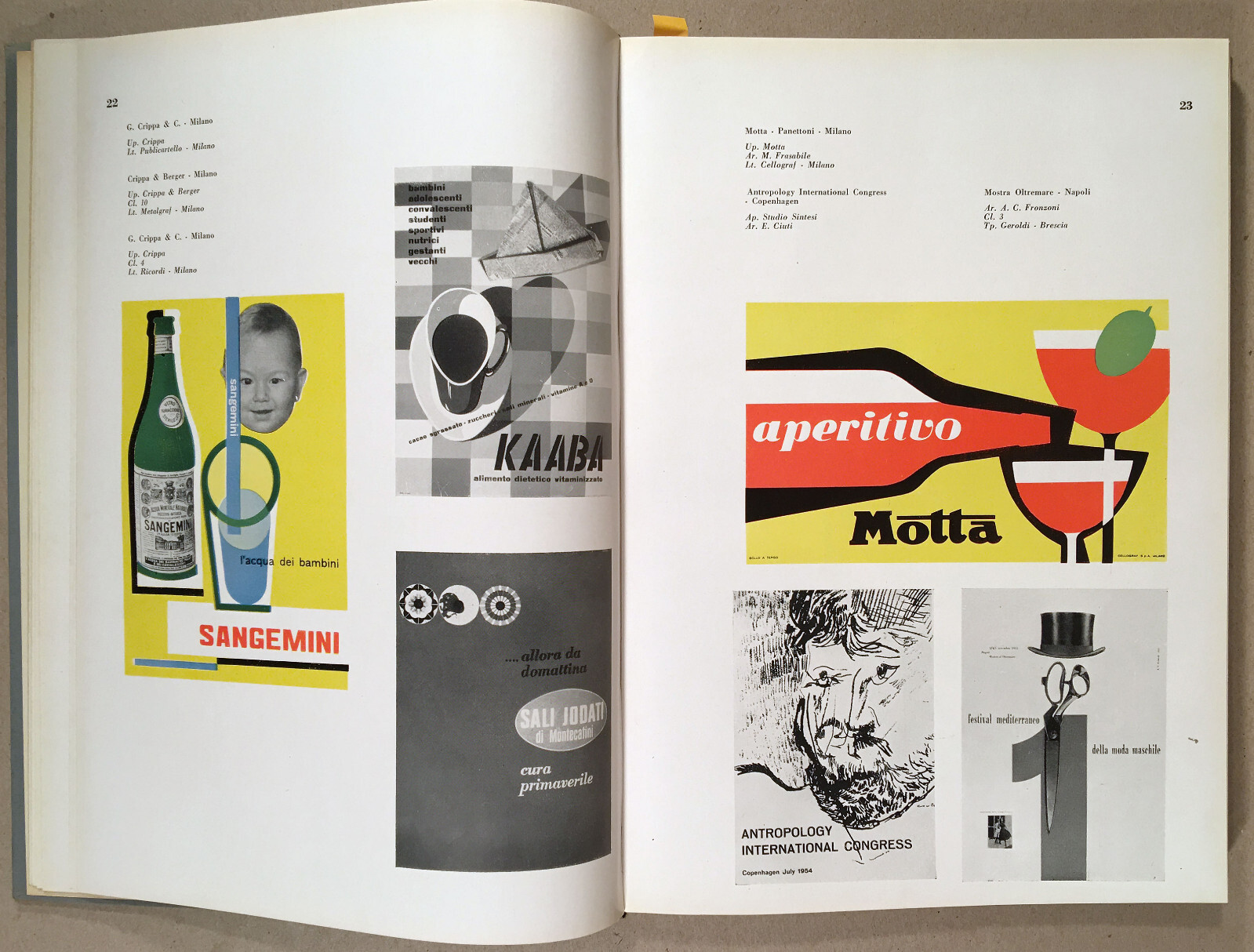 PUBBLICITÀ IN ITALIA 1954-1956 L'Ufficio Moderno Italy Best