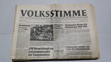 21.01.1981 VOLKSSTIMME d. DDR / GEBURTSTAG ZEITUNG / GEBURTSTAGSZEITUNG GESCHENK