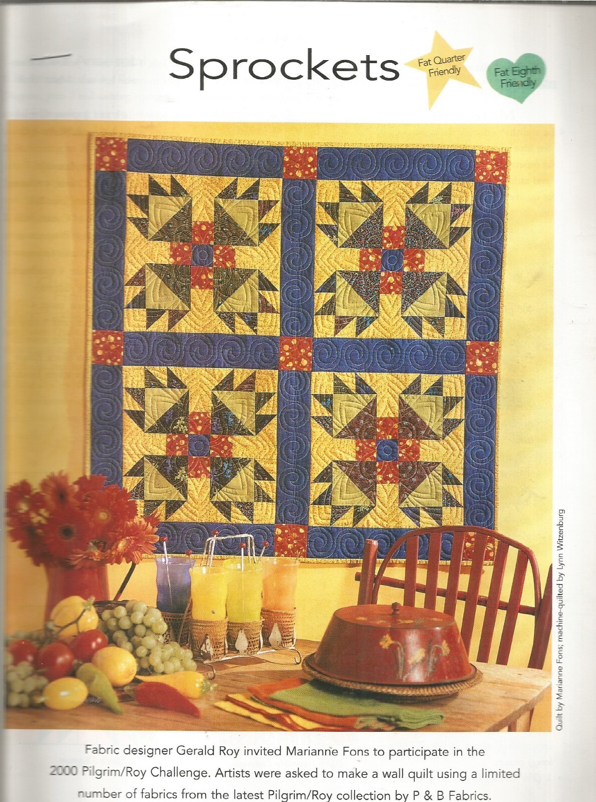 A0653 SPROCKETS QUILT PATTERN/INSTRUCTIONS eBay