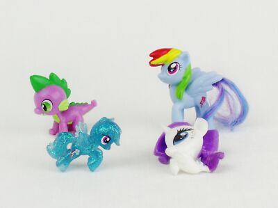 My Little Pony Mini Figure Lot SPIKE THE DRAGON Rainbow DASH & MORE