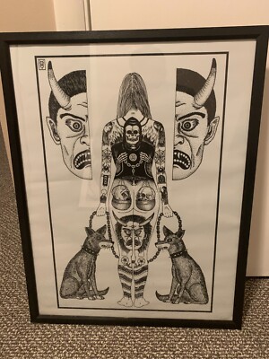 Alexander Heir Sacred Bones Death/Traitors Print - Tattooed Woman II (2014) 