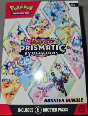 Pokemon TCG Scarlet & Violet Prismatic Evolutions Booster Bundle
