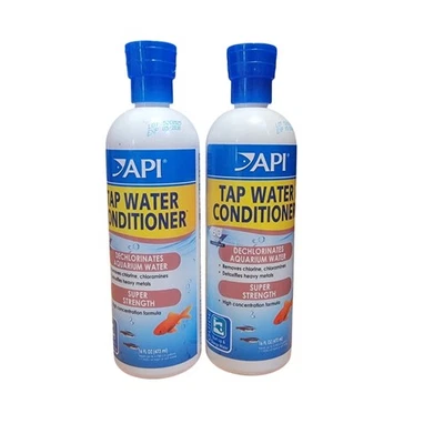 Tap Water Conditioner Fish Aquarium API Super Strength 16 Fl Oz Bottles 2-Pack