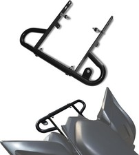 Rear Wide Grab Bar Bumper Assembly Kit for Raptor 700 700R 06-24, Black Iron