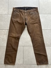 Ralph Lauren Black Label Brown Waxed Slim Pan...