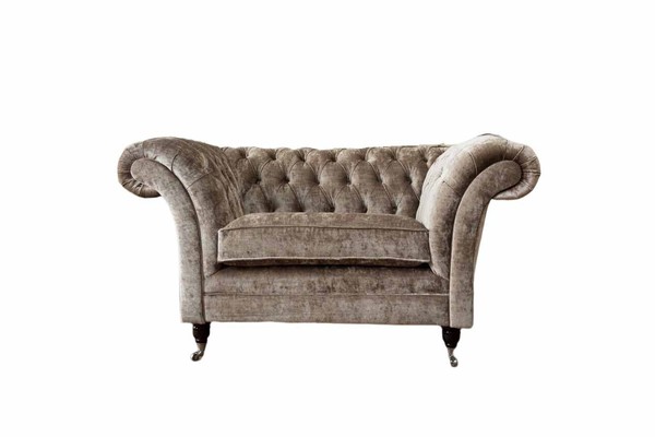 Design Chesterfield Sessel 1 Sitzer Couch Polster Luxus Textil Sofas-image