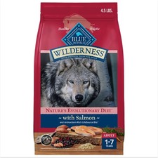 Blue Buffalo Wilderness Natural High-Protein Adult Dog Dry Food, Salmon Recipe