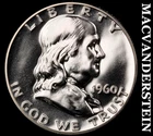 1960 Franklin Half Dollar - Choice Gem Proof  Lustrous  No Reserve  #J9792