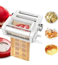 Antree 3-in-1 Ravioli Maker, Pasta Roller, and Cutter Attachment For kitchen-aid