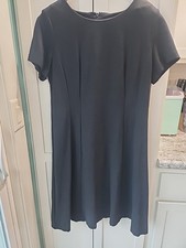 Talbots Woman’s Short Sleeve Black Dress Size 10