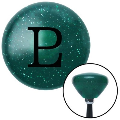 Black Pluto Green Retro Metal Flake Shift Knob w/ M16x1.5 Insert Shifter Auto