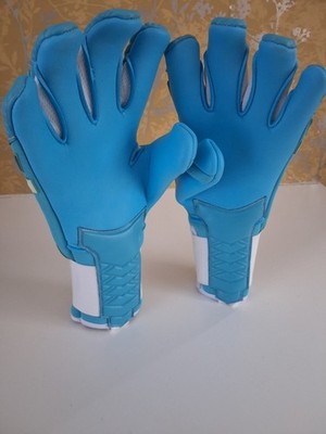 Profi Herren Torwarthandschuhe Deutsch Blau Gecko 4mm Größe 9 - 4G HANDSCHUHE