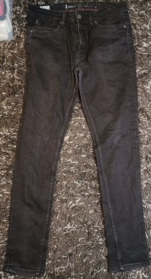 Ringspun Black Denim Jeans Style Name Oberon W32 L30 Cool Metal Scissors Logo