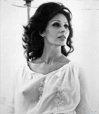 Sophia Loren Blouse Transparent Black And White 4x6 Picture Celebrity Print
