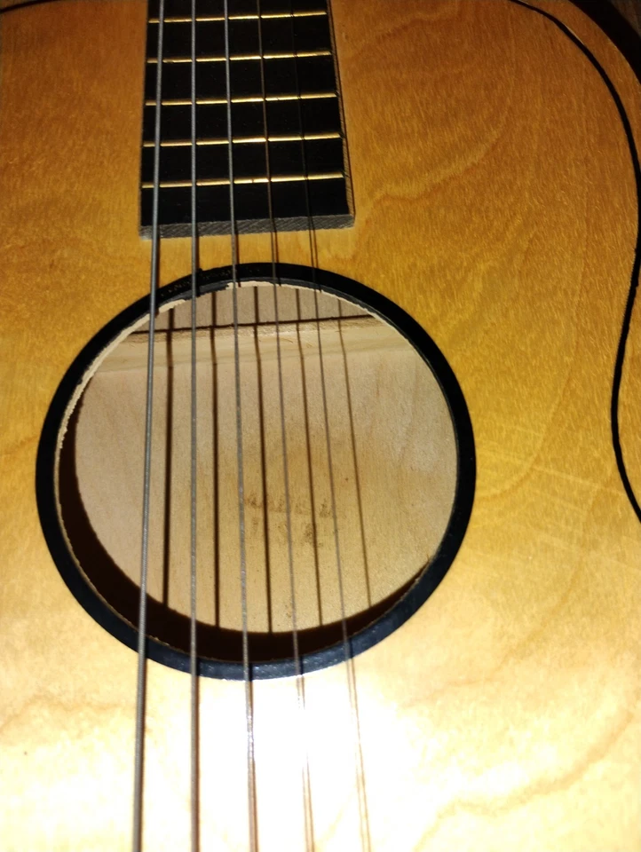 Guitarra acústica de 6 cuerdas Telleno Parlor de 1940, sonido cálido y hermoso Foto 4 de 4