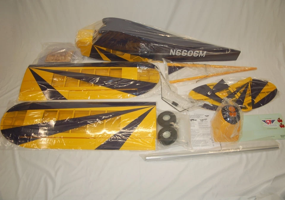 RC 1:4 Piper Cub 2330 mm ARF ARTF Balsa Holz GFK-Haube 210-250KV 26-30ccm - Bild 4 von 4