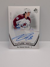 2021-22 SP Authentic - Autographed Future Watch Alex Newhook #691/999 (AU, RC)