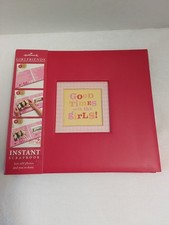 Hallmark Red Girlfriends Instant Scrapbook W/Caption Sticker Sheet 8" X 8"