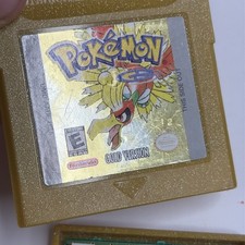 NICE Pokemon Gold Silver Crystal Version Gameboy Color Lot Authentic NEW Battery