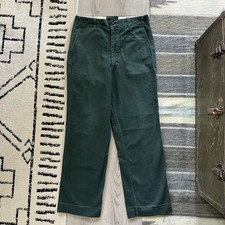 Vintage 60s Green Chinos Boy Scouts Of America Pants Size 33x30