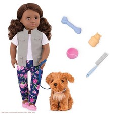 Our Generation Malia - 18" Doll Pet Poodle Set
