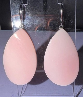 Queen Conch Teardrop Dangles 925 Sterling Silver 