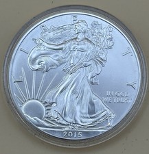 2015 USA American Eagle Bullion $1 Liberty Dollar 1oz Troy .999 Fine Silver Coin