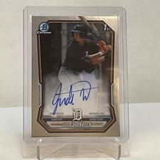 2026 Bowman Chrome - Jude Warwick 1st Auto #CPA-JW Tigers