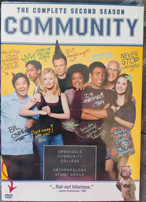 COMMUNITY THE COMPLETE SECOND SEASON DVD NEW/SEALED JOEL McHALE/GILLIAN JACOBS