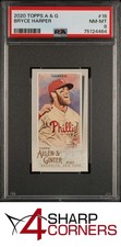 2020 TOPPS ALLEN & GINTER #16 BRYCE HARPER POP 1 PSA 8