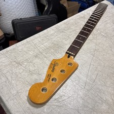 Collo chitarra basso jazz Fender Squier 1989 anni 80 MIK bello per progetto