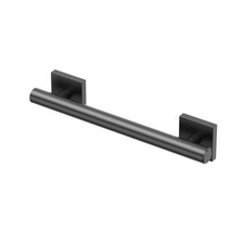 Gatco 940MX Elevate 12" L Grab Bar, Matte Black/ADA Compliant Stainless Steel...