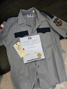 The Longest Yard Movie WORN Guard Garner Shirt, Allenville Penitentiary W/COA