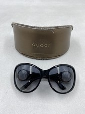 Gucci Czarne jednolite okulary przeciwsłoneczne
