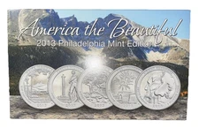 2013 America The Beautiful Quarter Set Philadelphia
