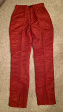Vintage 1980's Red Parachute Jump Pants