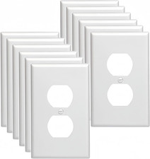 Outlet Covers Wall Plates -Duplex Outlet Covers, 1-Gang Standard Size Wall Plate