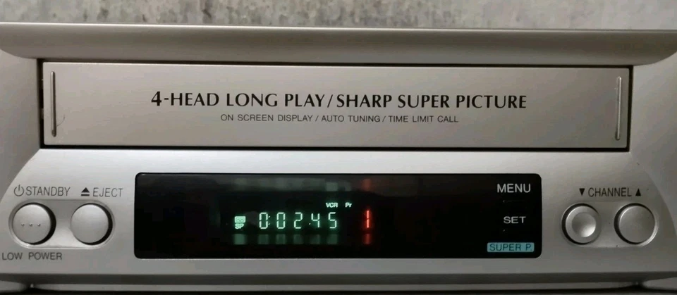 SHARP VC-M50 VIDEOREGISTRATORE VHS 4 TESTINE CON TELECOMANDO ORIGINALE - Immagine 3 di 4