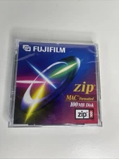 FujiFilm 100 MB Mac Formatted Disk Zip Drive Sealed